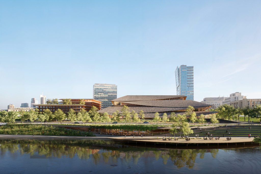 Vilniaus kongresų centras (VCC, Vilnius Congress Center) (A. Tumėno g. 4) - Konferenču un izstāžu centrs - vizualizācija