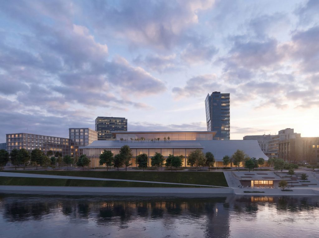 Vilniaus kongresų centras (VCC, Vilnius Congress Center) (A. Tumėno g. 4) - Konferenču un izstāžu centrs - vizualizācija
