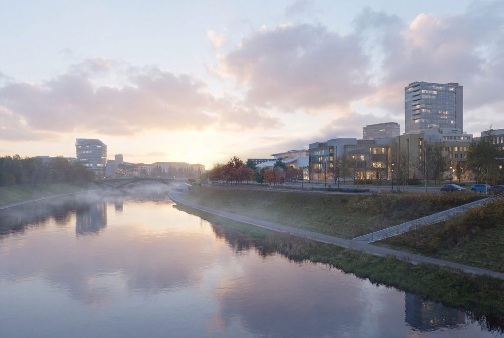 Vilniaus kongresų centras (VCC, Vilnius Congress Center) (A. Tumėno g. 4) - Konferenču un izstāžu centrs - vizualizācija