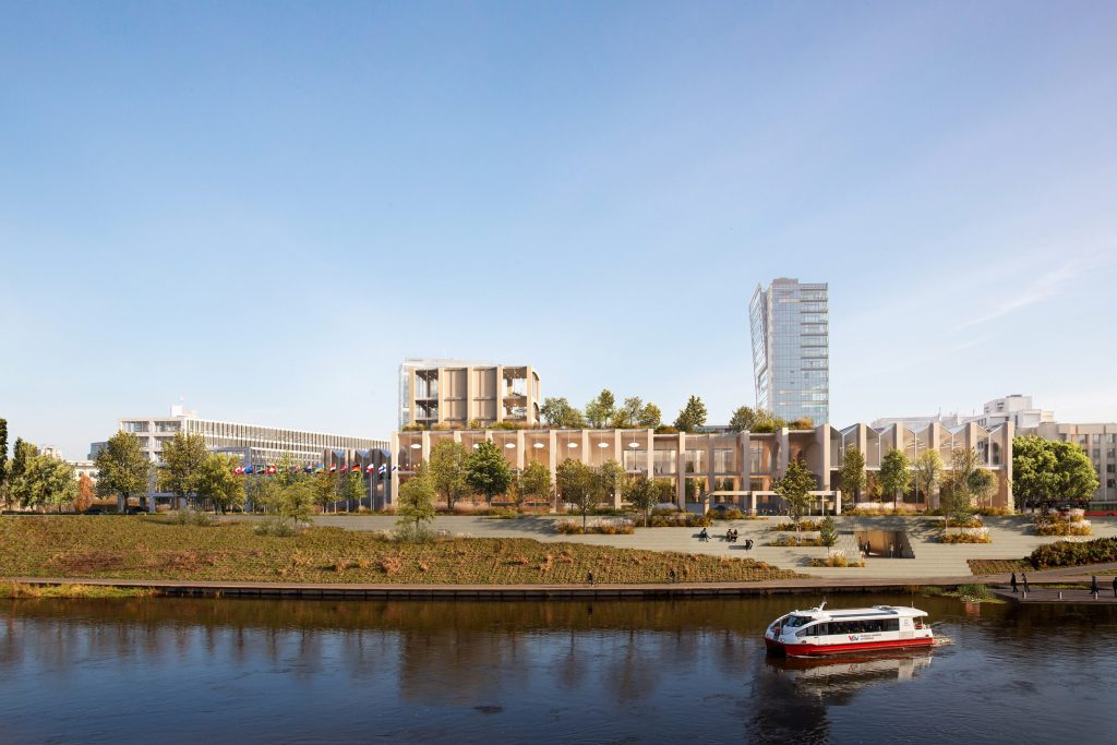 Vilniaus kongresų centras (VCC, Vilnius Congress Center) (A. Tumėno g. 4) - Konferenču un izstāžu centrs - vizualizācija