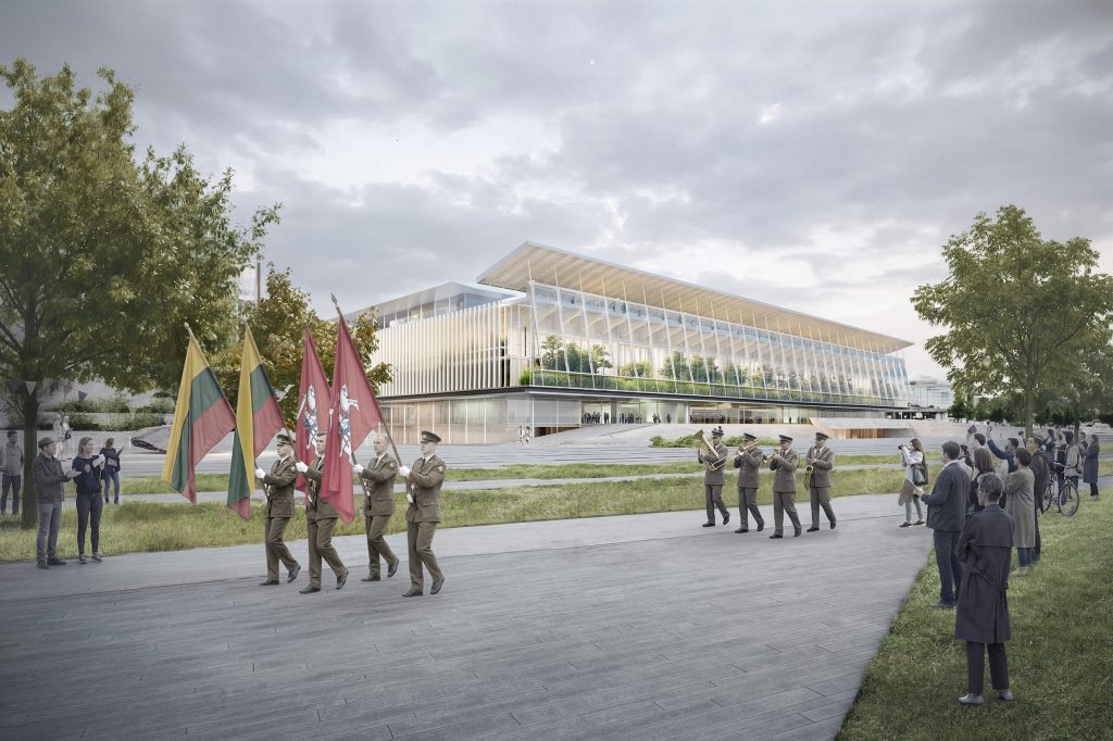 Vilniaus kongresų centras (VCC, Vilnius Congress Center) (A. Tumėno g. 4) - Konferenču un izstāžu centrs - vizualizācija