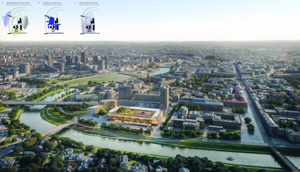 Vilniaus kongresų centras (VCC, Vilnius Congress Center) (A. Tumėno g. 4) - Konferenču un izstāžu centrs - vizualizācija