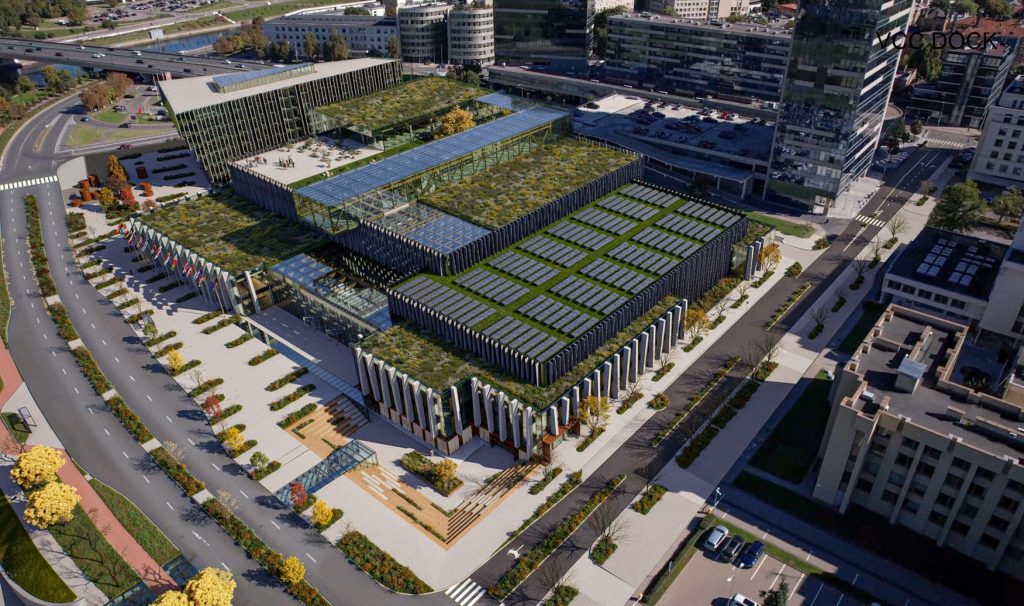 Vilniaus kongresų centras (VCC, Vilnius Congress Center) (A. Tumėno g. 4) - Konferenču un izstāžu centrs - vizualizācija