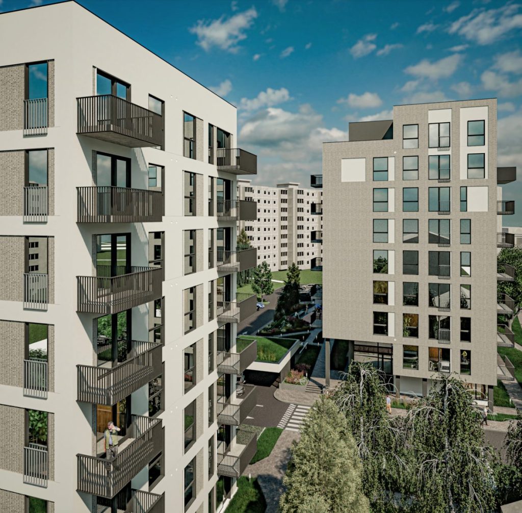 Kuriu Naujai (Naujakurių g. 47) - Multi apartment - visualization