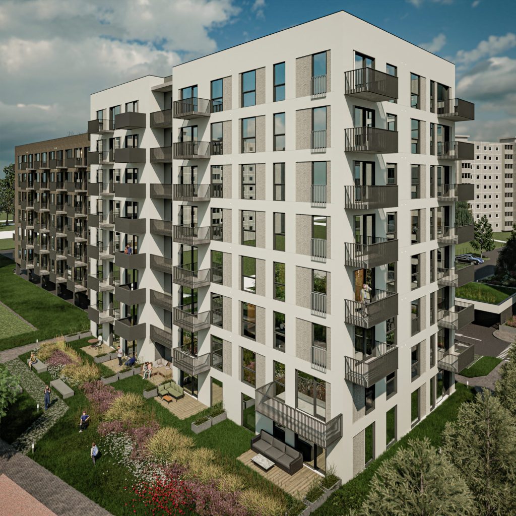 Kuriu Naujai 1 etapas (Naujakurių g. 47) - Multi apartment - visualization