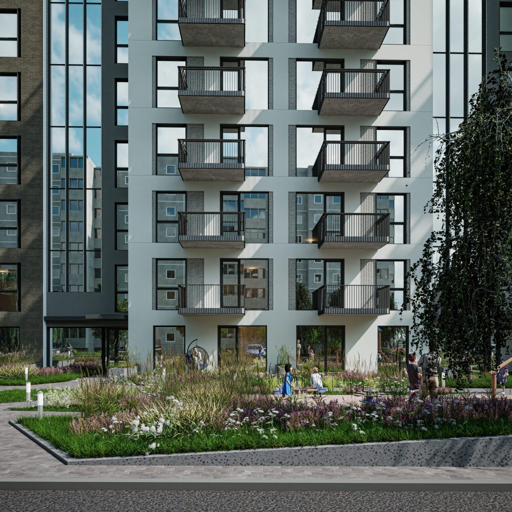 Kuriu Naujai 1 etapas (Naujakurių g. 47) - Multi apartment - visualization