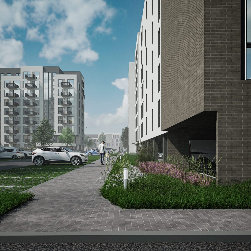 Kuriu Naujai 1 etapas (Naujakurių g. 47) - Multi apartment - visualization