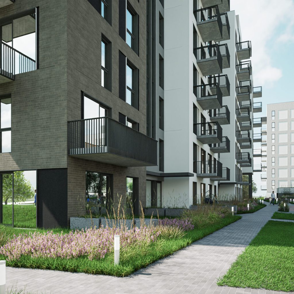 Kuriu Naujai 1 etapas (Naujakurių g. 47) - Multi apartment - visualization