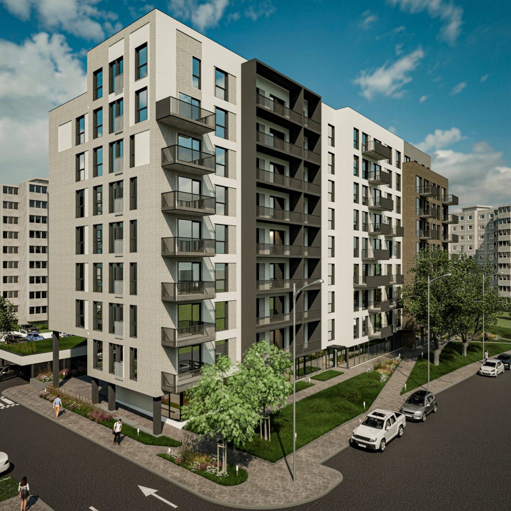 Kuriu Naujai 1 etapas (Naujakurių g. 47) - Multi apartment - visualization