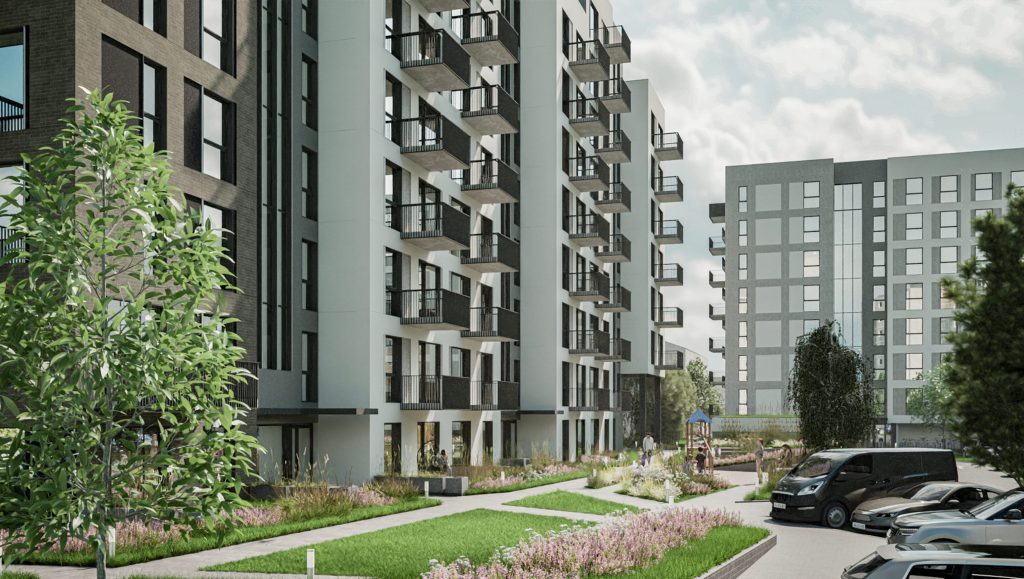 Kuriu Naujai 1 etapas (Naujakurių g. 47) - Multi apartment - visualization