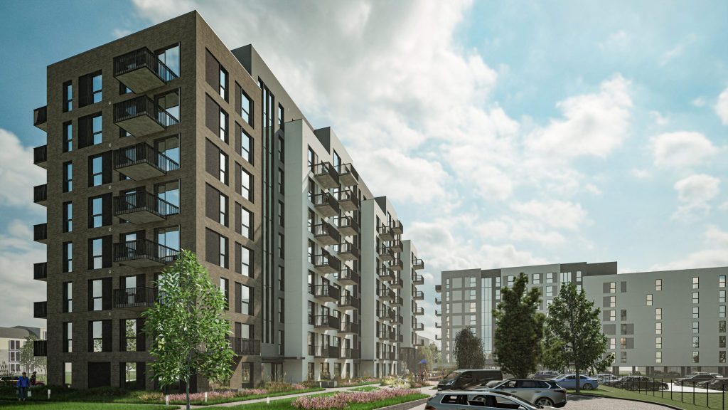 Kuriu Naujai 1 etapas (Naujakurių g. 47) - Multi apartment - visualization