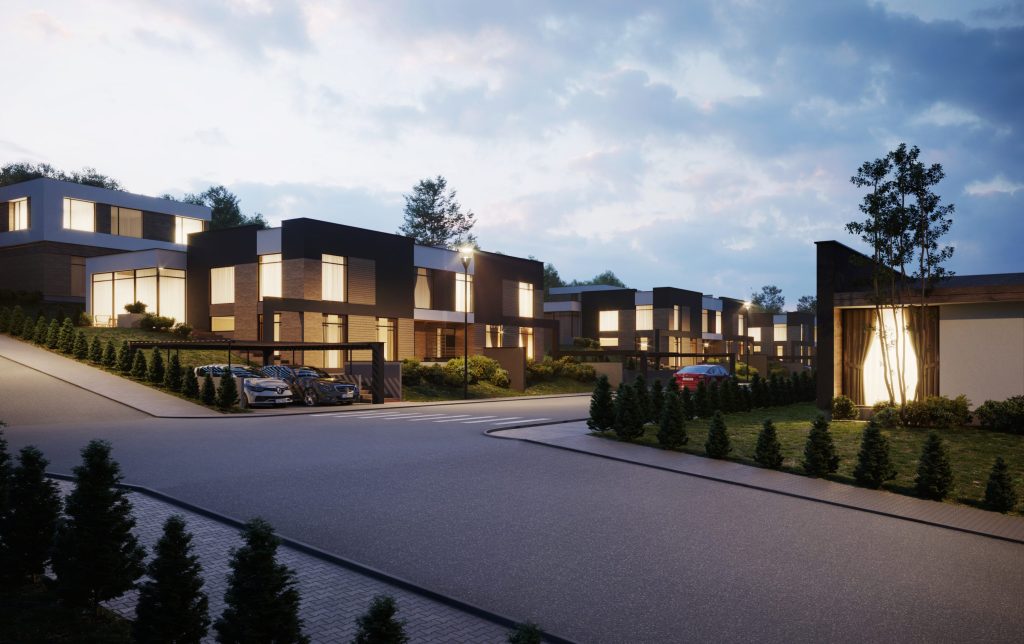 Stirnų terasos (Saulėtekio g. 1-17, Stirnų g. 1-20) - Land plots - visualization