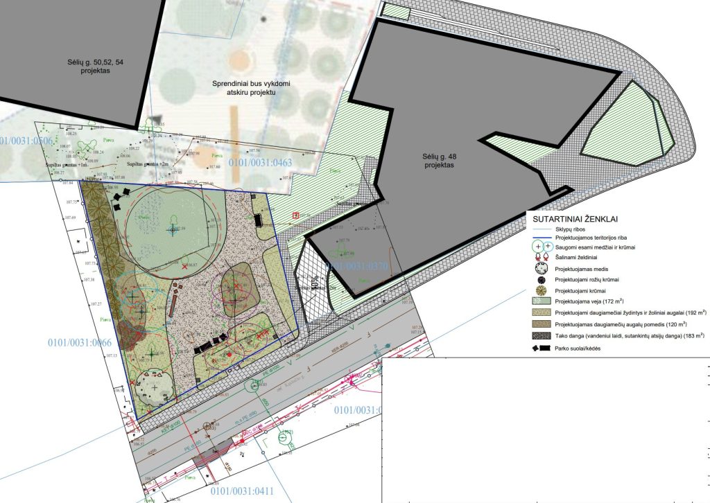Viešoji erdvė ties Sėlių g. 48 (Sėlių g.) - Square - visualization