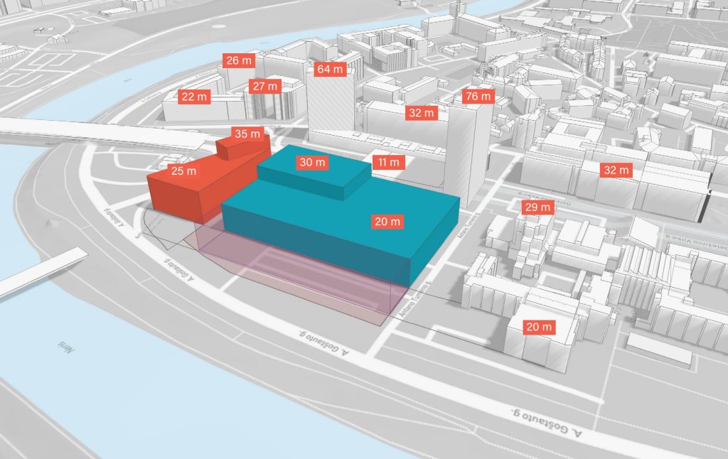 Vilniaus kongresų centras (VCC, Vilnius Congress Center) (A. Tumėno g. 4) - Conference and expo center - visualization