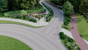 Kazimiero Jelskio g. atkarpa (Kazimiero Jelskio g.) - Street, Bike path