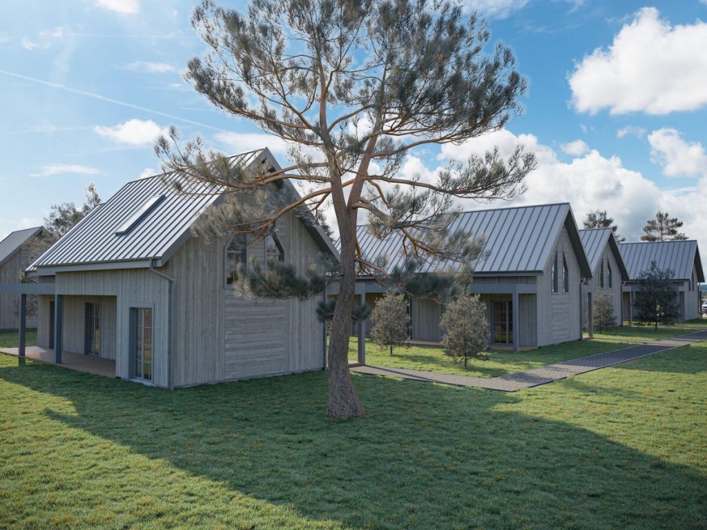 Kregždžių g. 1 (Kregždžių g. 1) - Private house community - visualization