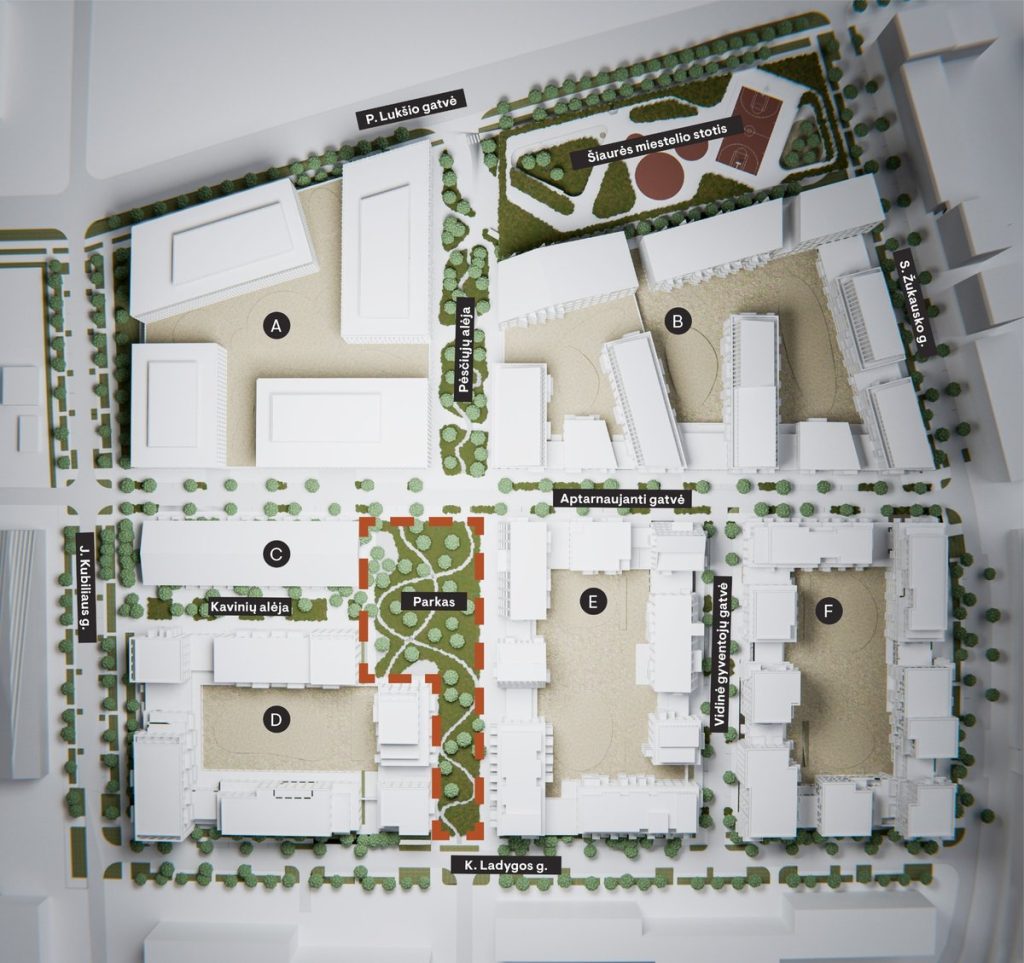 P. Lukšio g. 34 (P. Lukšio g. 34) - Korterelamu, Kaubandus, Büroohoone - visuaalne