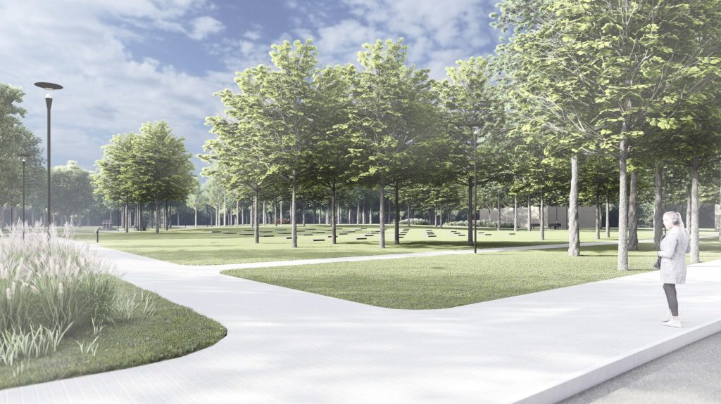 Parko dalis S. Daukanto g. (Daukanto g.) - Parks - vizualizācija