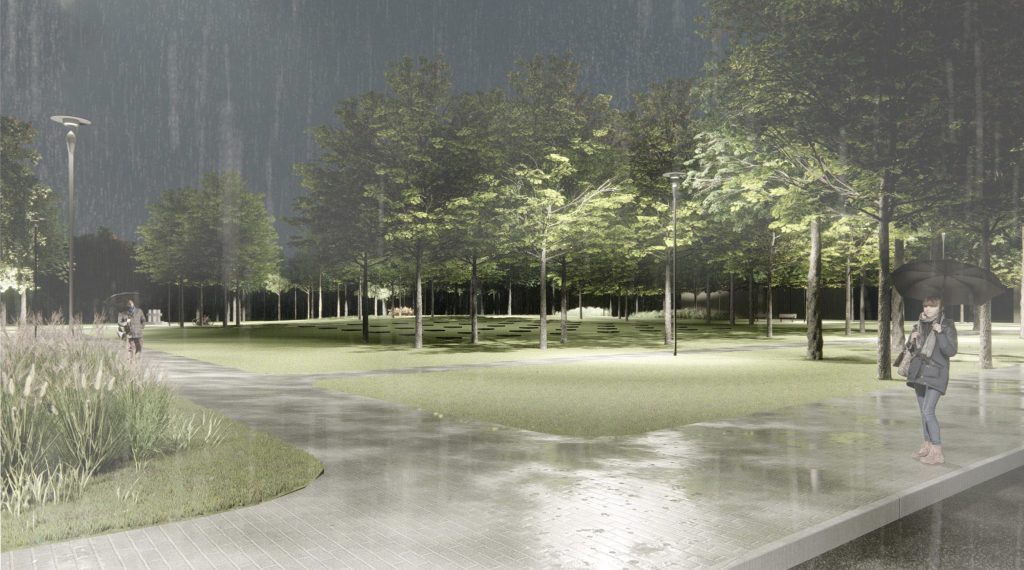 Parko dalis S. Daukanto g. (Daukanto g.) - Parks - vizualizācija