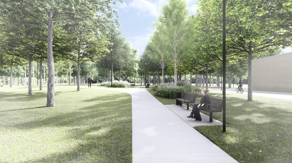 Parko dalis S. Daukanto g. (Daukanto g.) - Parks - vizualizācija