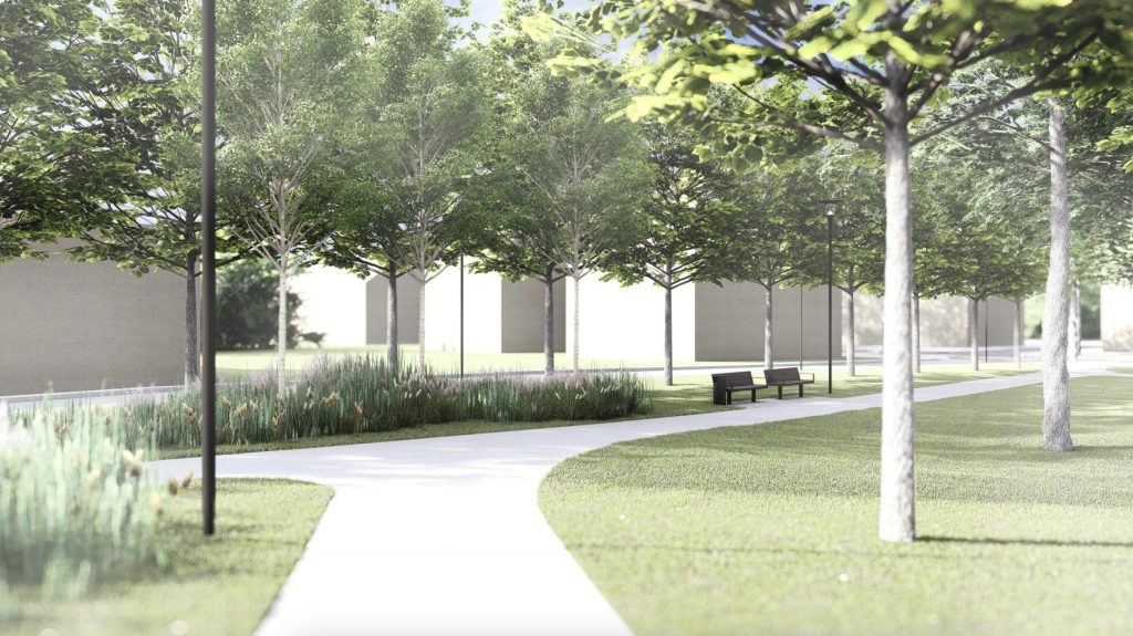 Parko dalis S. Daukanto g. (Daukanto g.) - Parks - vizualizācija