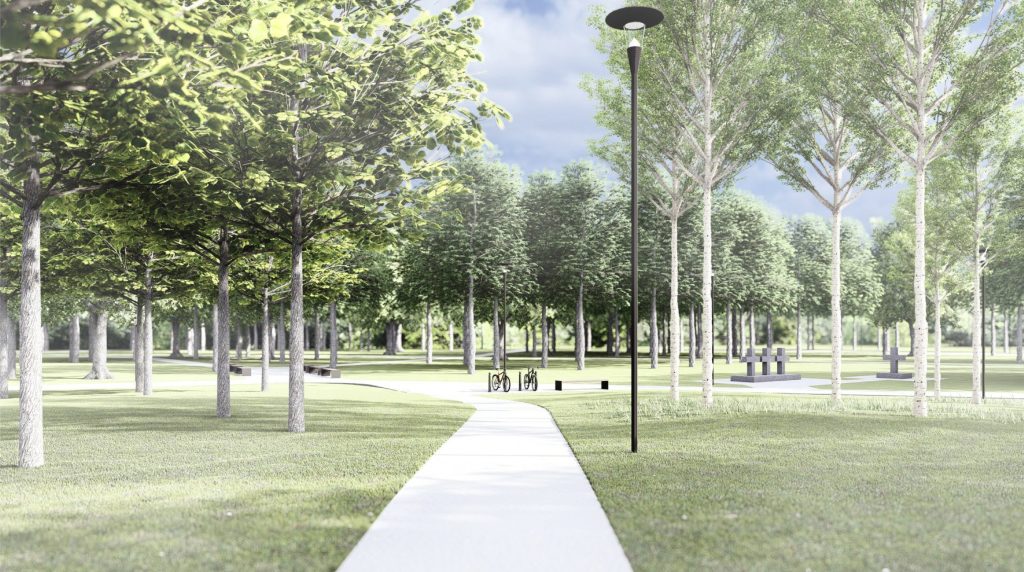 Parko dalis S. Daukanto g. (Daukanto g.) - Parks - vizualizācija