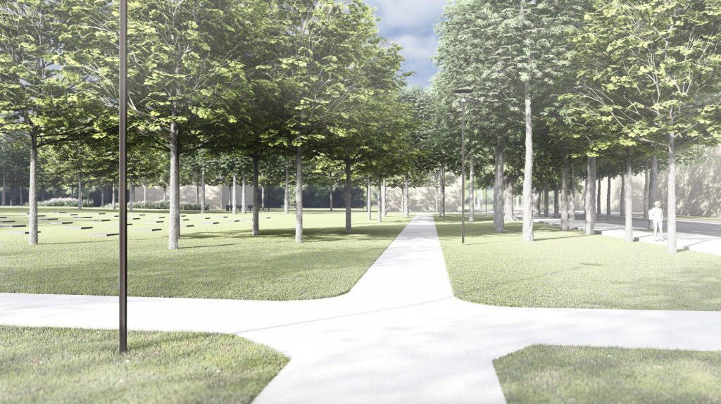 Parko dalis S. Daukanto g. (Daukanto g.) - Parks - vizualizācija