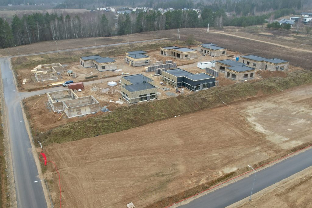 Bičiulių parkas (Ryto g. 1, 3, 5, 7, 9, 11, 13, 15, 17, 19 -  89, Ryto g. 2, 4, 6 - 28, Saulėtekio g. 1, 3, 5 - 13, Pabalių g. 14, 16, 18, 20 - 44.) - Eramajade rajoon - ehituse fotod