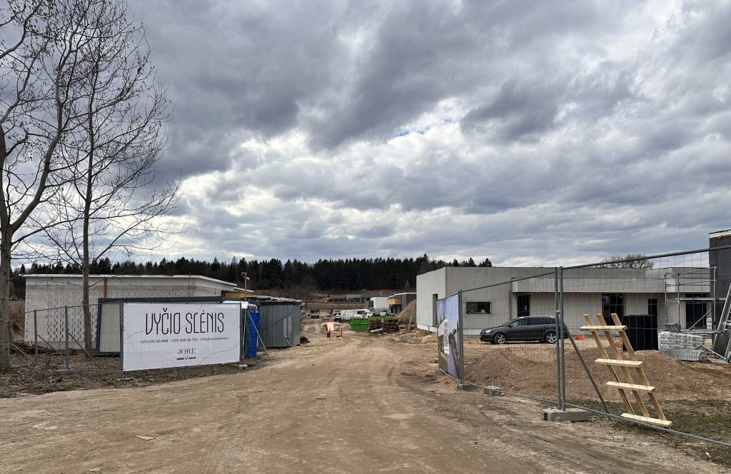 Vyčio slėnis (Žilvičio g. 4, 4A, 4B, 6, 6A, 10, 12, Nemėžis) - Private house community - construction photos