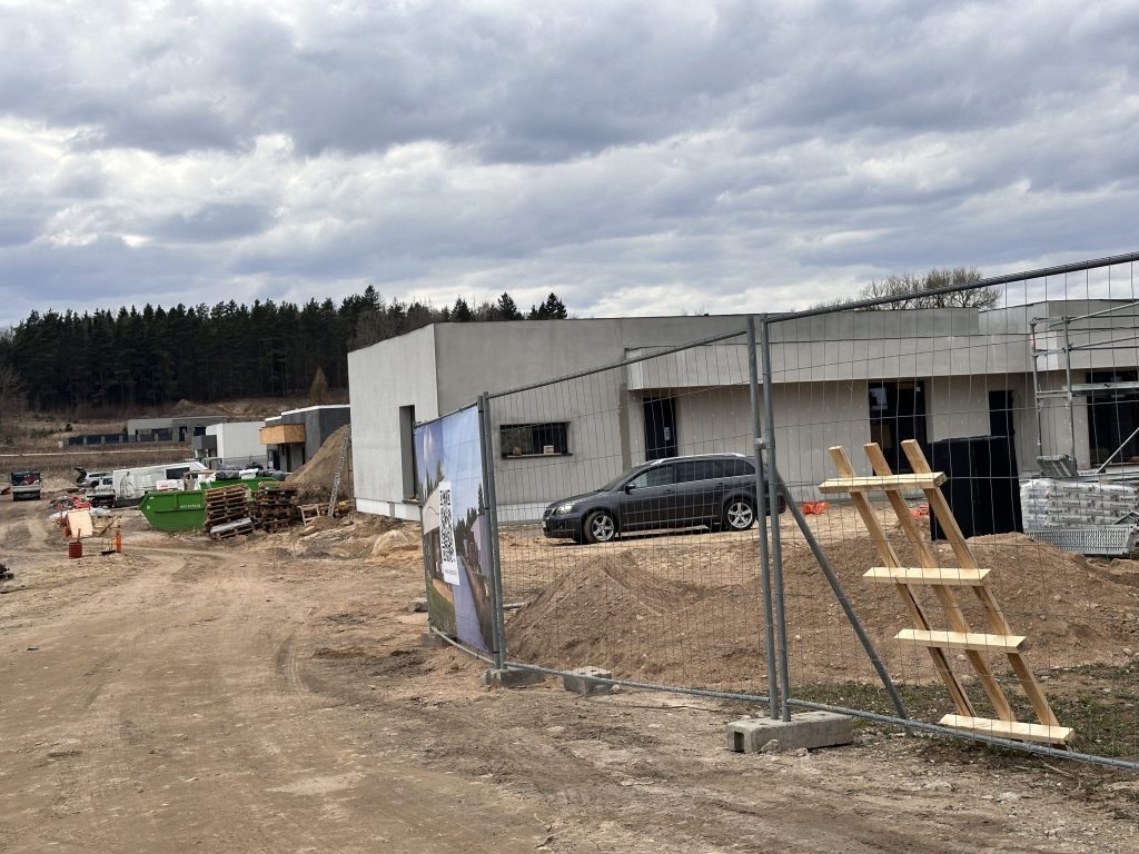 Vyčio slėnis (Žilvičio g. 4, 4A, 4B, 6, 6A, 10, 12, Nemėžis) - Private house community - construction photos