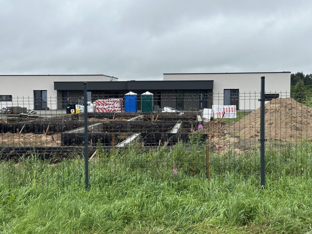 Vyčio slėnis (Žilvičio g. 4, 4A, 4B, 6, 6A, 10, 12, Nemėžis) - Private house community - construction photos