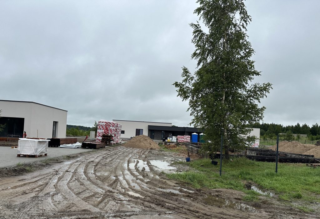 Vyčio slėnis (Žilvičio g. 4, 4A, 4B, 6, 6A, 10, 12, Nemėžis) - Private house community - construction photos