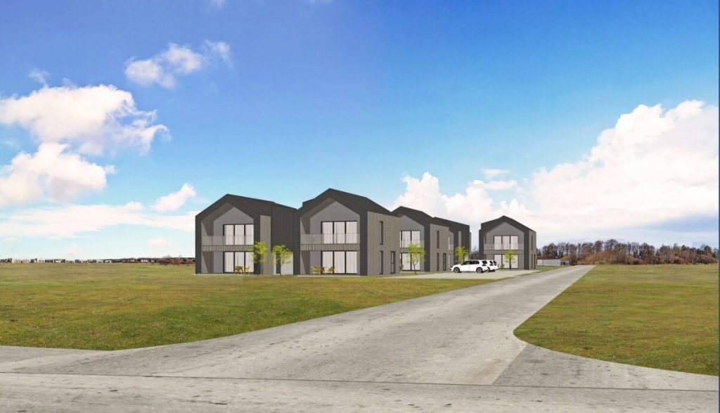 Vaivorykštės g. 46A (Vaivorykštės g. 46A) - Private house community - visualization