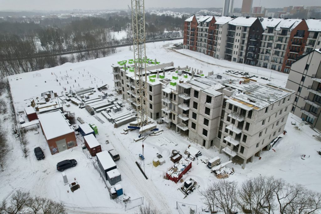 Klaipėdos Holivudas 4 etapas (A, B, C namai) (Kretingos g. 100) - Korterelamu - ehituse fotod