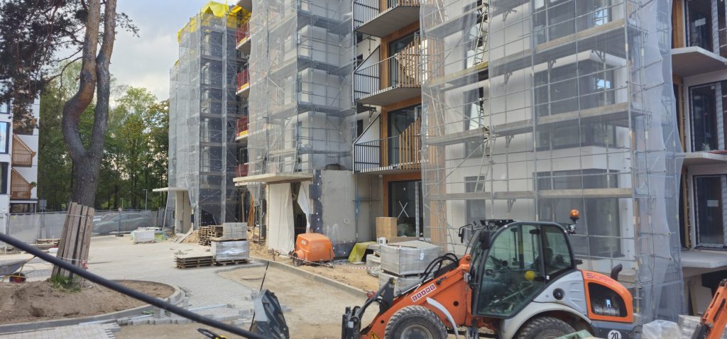 Parka kvartāls 3 kārta (Bauskas iela 97) - Multi apartment - construction photos