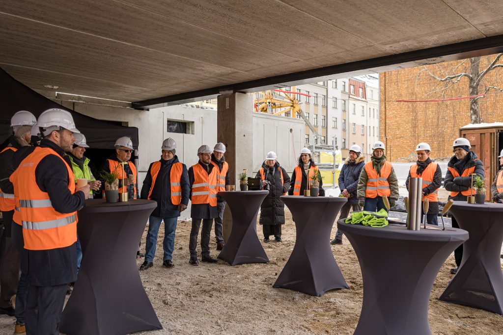 Skanstehof (Hospitāļu iela 49) - Daudzdzīvokļu nams - būvdarbu attēli