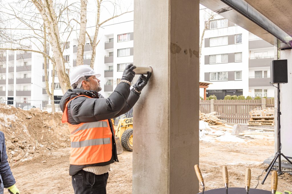 Skanstehof (Hospitāļu iela 49) - Daudzdzīvokļu nams - būvdarbu attēli