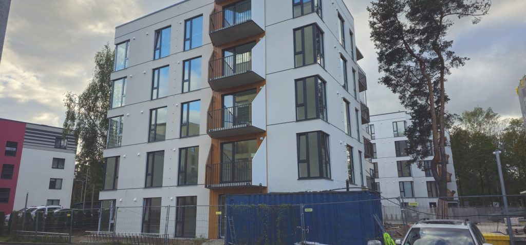 Parka kvartāls 4 kārta (Mazā Stērstu 8) - Multi apartment - construction photos