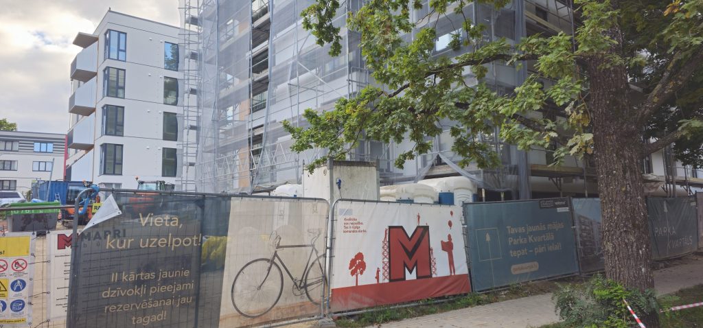 Parka kvartāls 4 kārta (Mazā Stērstu 8) - Multi apartment - construction photos