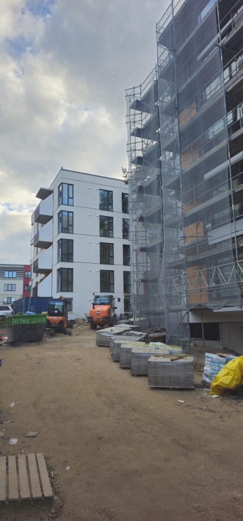 Parka kvartāls 4 kārta (Mazā Stērstu 8) - Multi apartment - construction photos