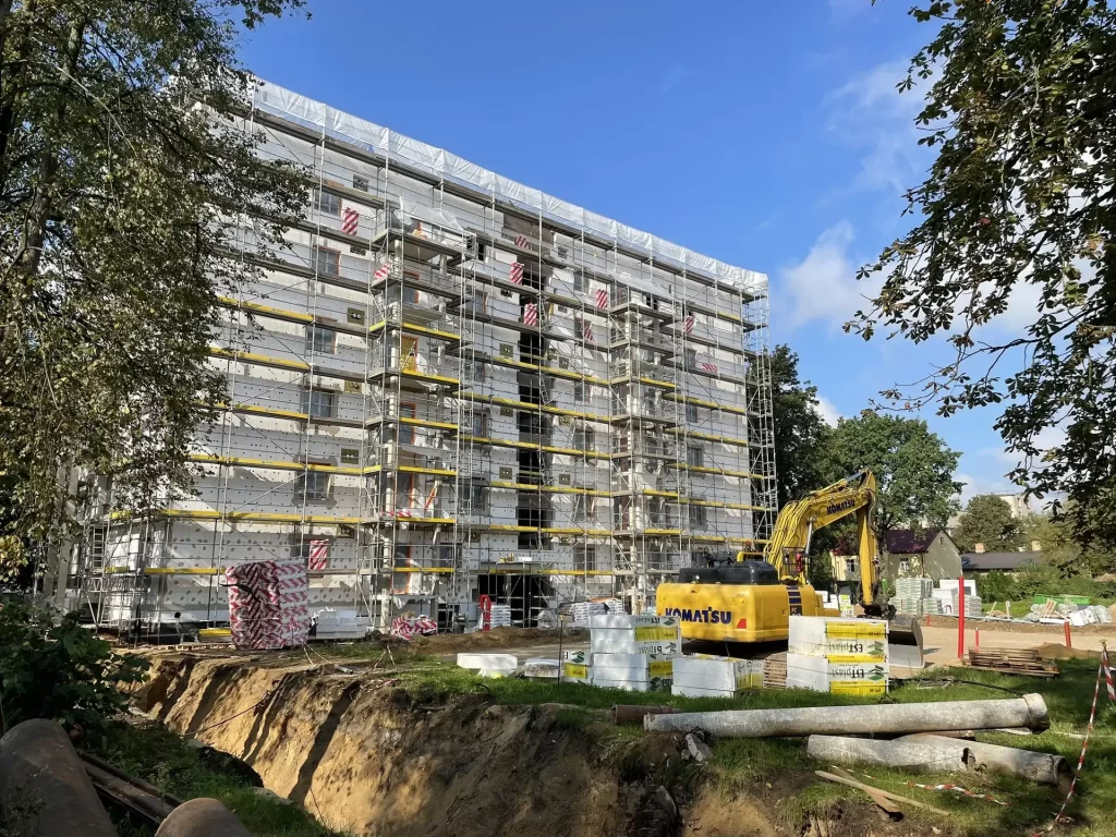 Šampētera kvartāls - 1. kārta, 1. ēka (Stendes iela 10) - Daugiabutis - statybų nuotraukos