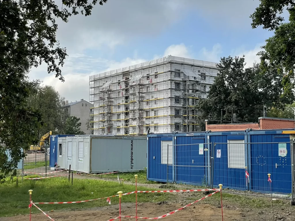 Šampētera kvartāls - 1. kārta, 1. ēka (Stendes iela 10) - Daugiabutis - statybų nuotraukos