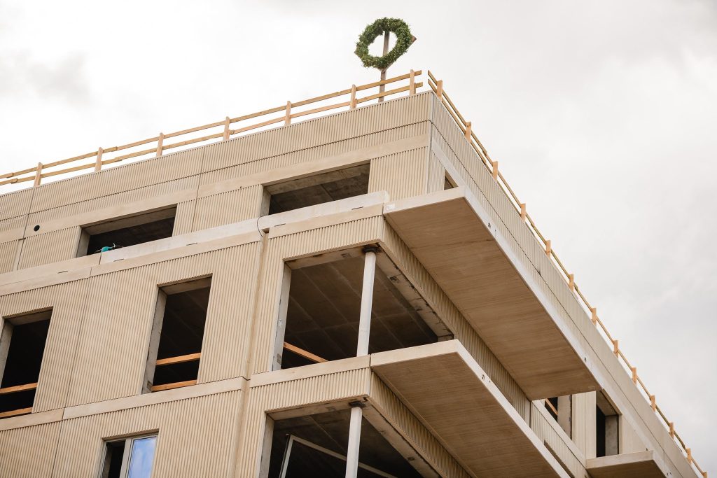 Vītolu Parks - 1. kārta - 1. ēka (Vītolu iela 2) - Daugiabutis - statybų nuotraukos