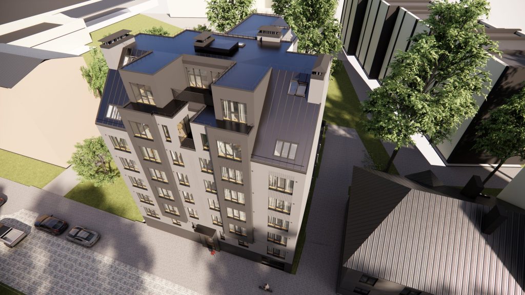 Skanstehof (Hospitāļu iela 49) - Daugiabutis - vizualizacija