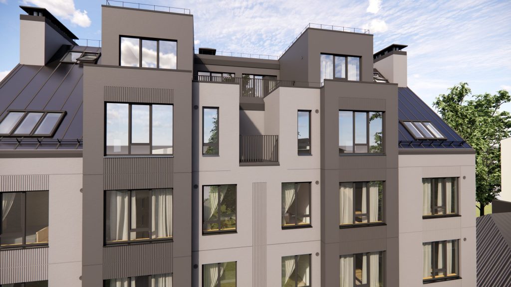 Skanstehof (Hospitāļu iela 49) - Daugiabutis - vizualizacija