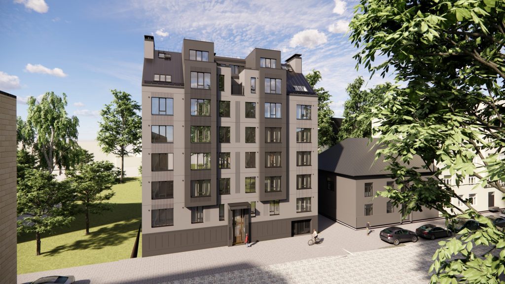 Skanstehof (Hospitāļu iela 49) - Daugiabutis - vizualizacija