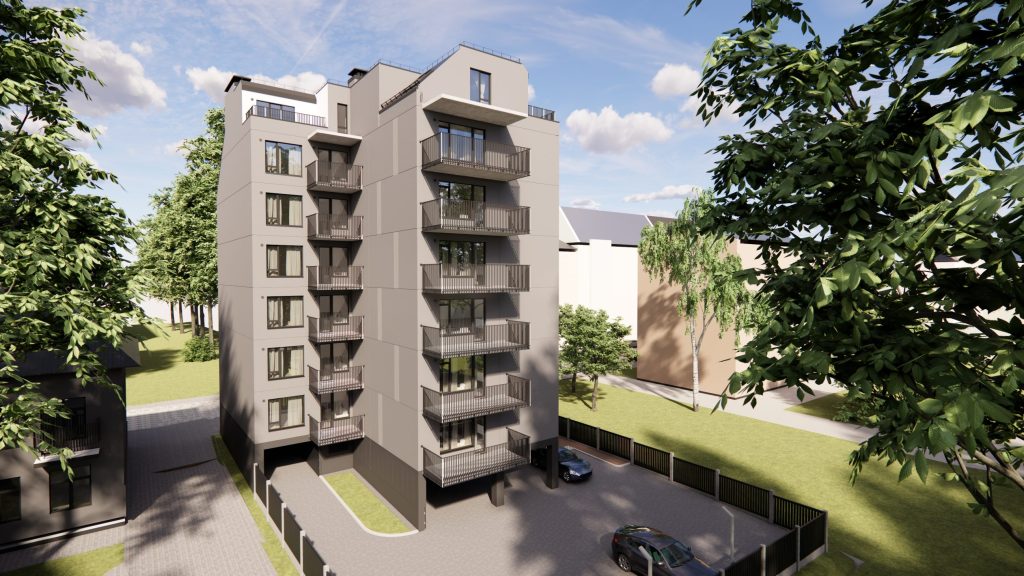 Skanstehof (Hospitāļu iela 49) - Daugiabutis - vizualizacija