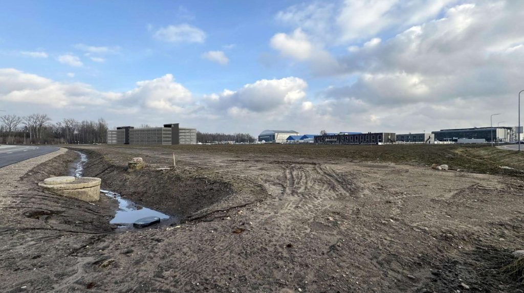 Kauno oro uosto daugiaaukštė aikštelė (Oro uosto g. 4) - Parking facility - construction photos