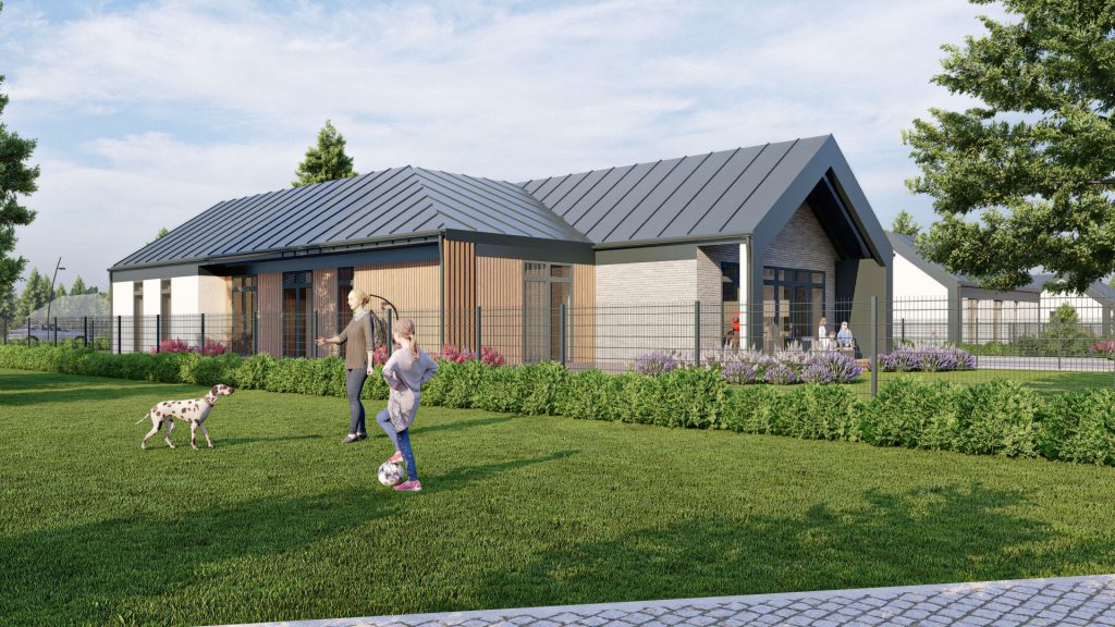 Kunigiškių perlas (namai) (Fazanų g. 3, 5, Putpelių g. 1, 2, 3, 4, 5, 6, 7, 9, 11, Alksnyno g. 18) - Private house community - visualization