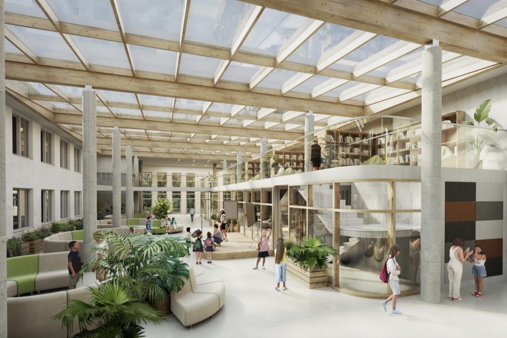 Mokyklos g. 1 (Mokyklos g. 1) - Primary and secondary education - visualization